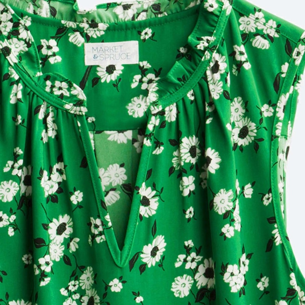 NWT MARKET & SPRUCE Jeanie Ruffle Dress
XSP Green